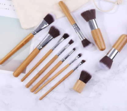 Sminkborstset 11 delar – Bambu