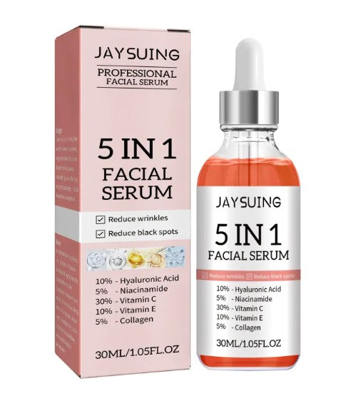 5-i-1 Uppstramande Ansiktsserum – Anti-Aging & Lyster
